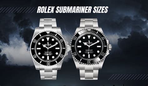 rolex sizes mm|rolex submariner size mm.